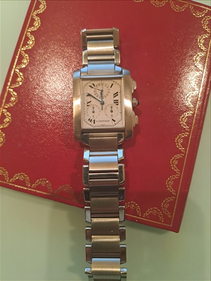 תמונה 2 ,"קרטייה טנק פראנסז" Cartier Ta למכירה בהרצלייה תכשיטים  שעונים