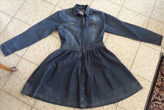 תמונה 1 ,שמלת ג'ינס של BLUE BIRD למכירה באילת ביגוד ואביזרים  שמלות וחליפות