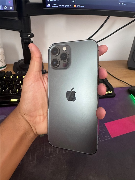תמונה 2 ,אייפון 12 פרו מקס 512GB למכירה ברחובות סלולרי  סמארטפונים