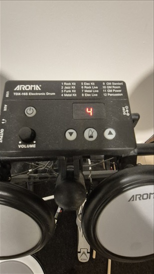 תמונה 1 ,תופים אלקטרוניים aroma למכירה בנתניה כלי נגינה  תופים