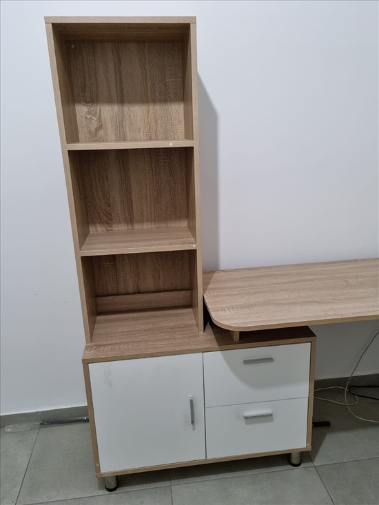 תמונה 4 ,עמדת עבודה פינתית "ברק" למכירה בקרית מוצקין ריהוט  שולחן מחשב