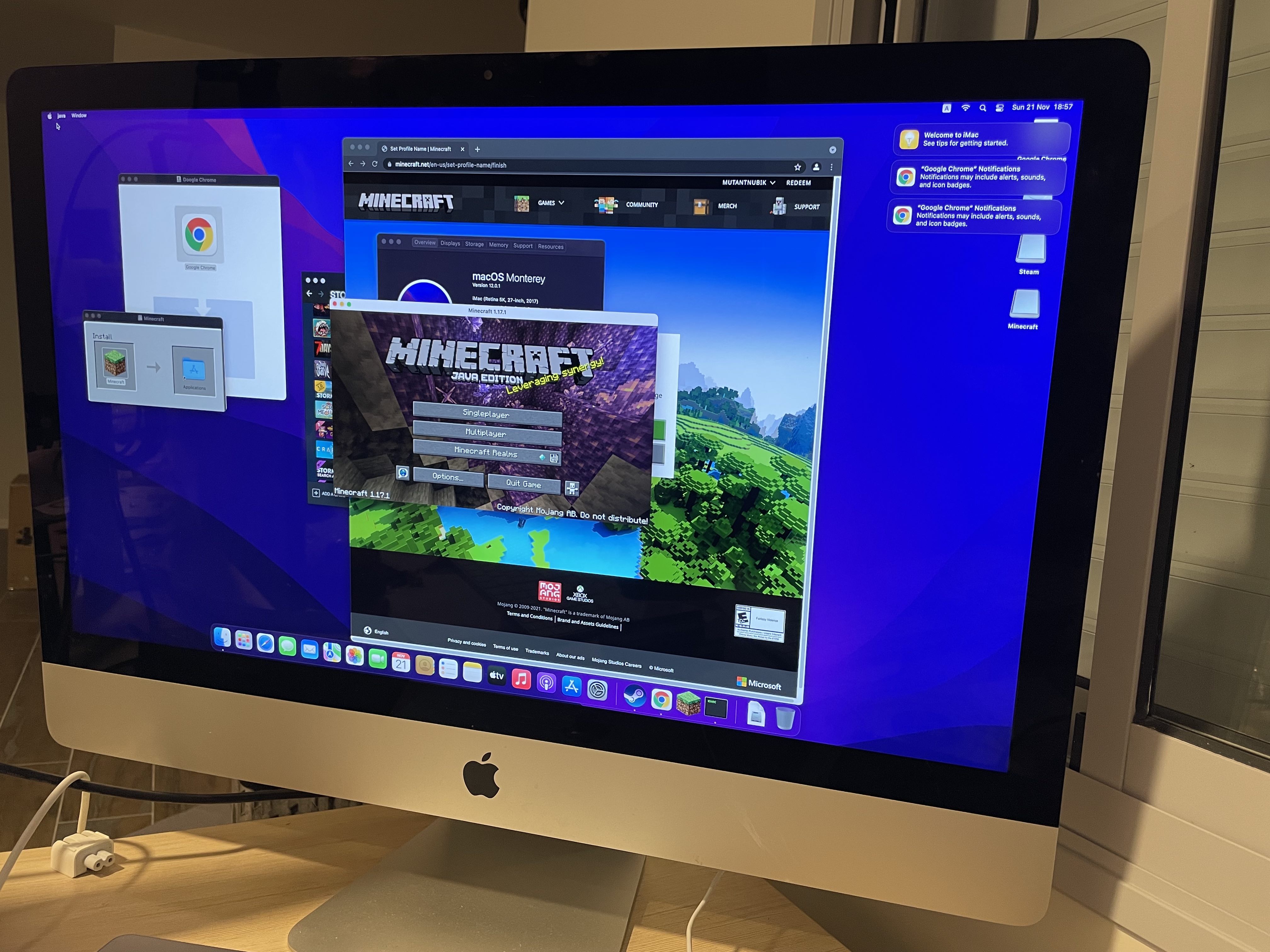 תמונה 1 ,iMac 27" 5k 2017 למכירה בזכרון יעקב מחשבים וציוד נלווה  מחשב