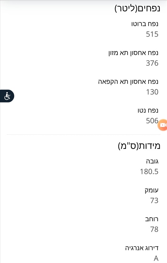 תמונה 4 ,מקרר של LG הדגם החדש למכירה בבאר שבע מוצרי חשמל  מקרר