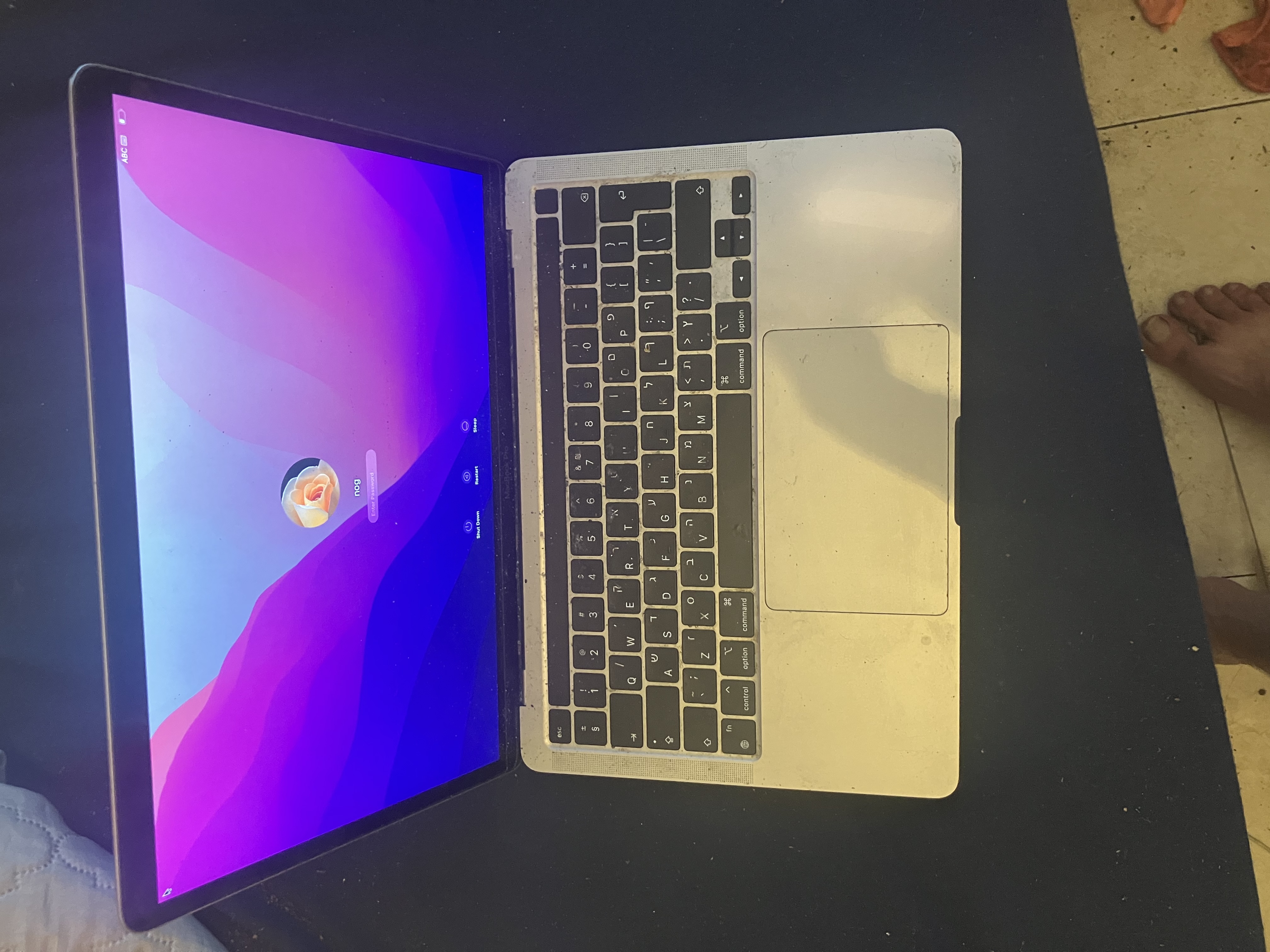 תמונה 2 ,Mac book pro m1 2020 13 256 למכירה בבת ים מחשבים וציוד נלווה  מחשב נייד