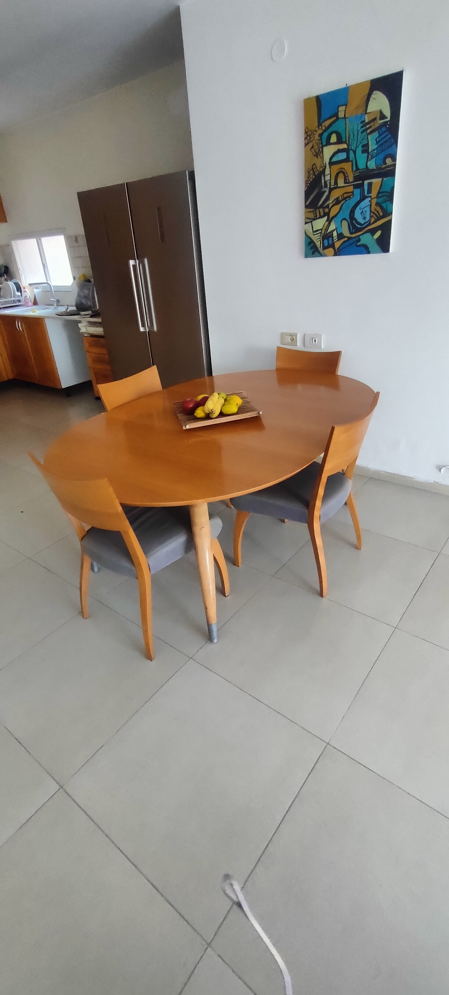 תמונה 1 ,שולחן אוכל+4כסאות למכירה בנתניה תכולת דירה  שונות