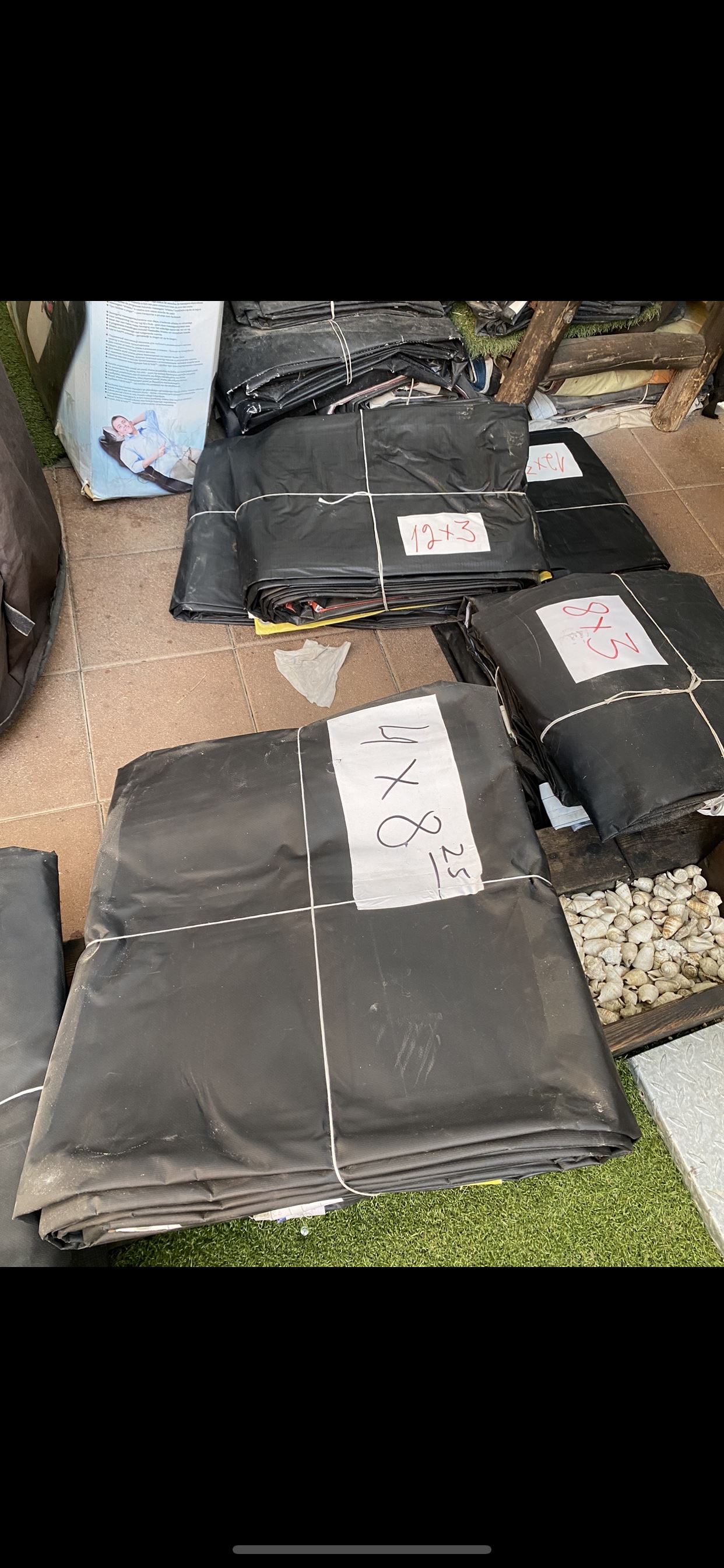 תמונה 1 ,ברזנטים באיכות גבוהה!! למכירה בקרית אתא לגינה  ברזנטים