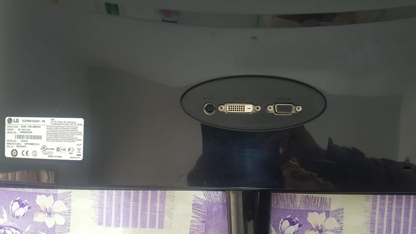 תמונה 3 ,מסף מחשב LG E2240t למכירה בעפולה מחשבים וציוד נלווה  מסך מחשב