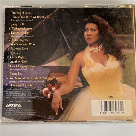 תמונה 2 ,Aretha Franklin Greatest Hits  למכירה ברמת השרון אספנות  תקליטים ודיסקים