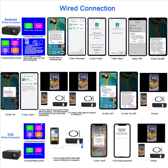 תמונה 6 ,מקרן מקצועי כולל חיבור WIFI למכירה בנתניה מוצרי חשמל  מקרן