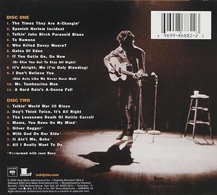 תמונה 2 ,Bob Dylan Live 1964 למכירה ברמת השרון אספנות  תקליטים ודיסקים