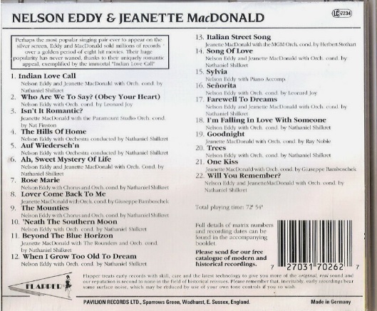 תמונה 2 ,Nelson Eddy and Jeanette Macdo למכירה ברמת השרון אספנות  תקליטים ודיסקים