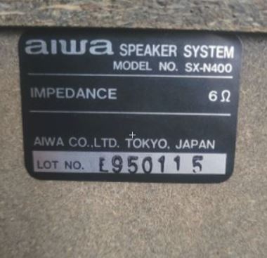 תמונה 3 ,רמקולים מדפיים 40W AIWA  למכירה בחולון סטריאו  כללי