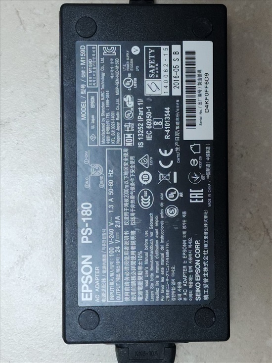 תמונה 4 ,ספק כוח EPSON PS-180 למכירה בפתח תקווה מוצרי חשמל  אביזרים