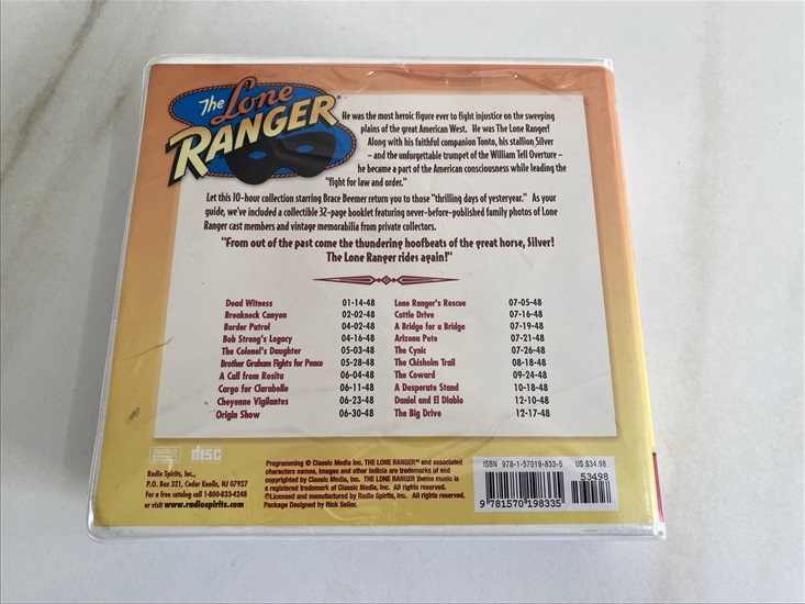 תמונה 2 ,The Lone Ranger השוטר הבודד למכירה בנתניה אספנות  אחר
