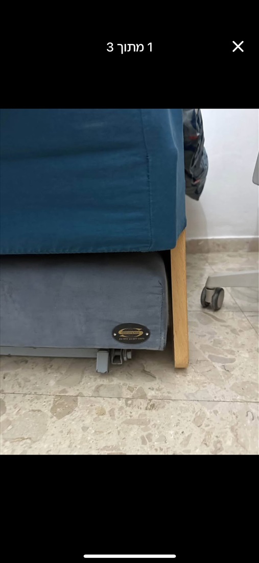 תמונה 1 ,סימונס מיטה כפולה עים שלט  למכירה בנתניה פולג ריהוט  מיטות