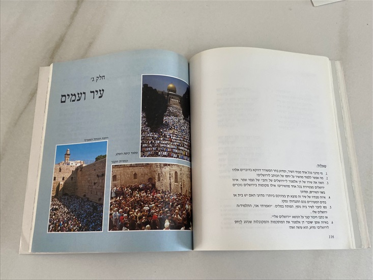 תמונה 6 ,ירושלים שכינה ושכנות למכירה בנתניה ספרות ומאמרים  ספרי עיון ואלבומים