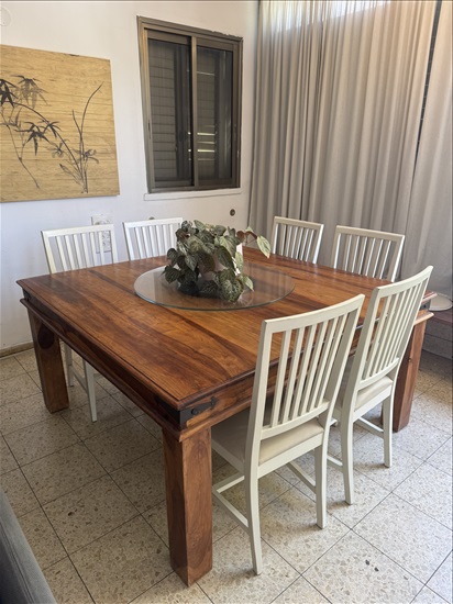 תמונה 1 ,שולחן עז 1.50*1.50 למכירה ברמת גן ריהוט  שולחנות