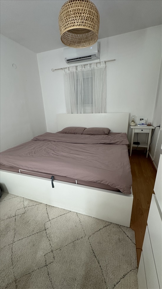 תמונה 3 ,מיטת MALM של איקאה + מזרן למכירה בראשון לציון ריהוט  מיטות