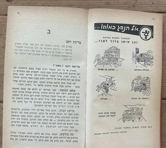 תמונה 7 ,ספר הנהג 1970 למכירה בנתניה ספרות ומאמרים  ספרי עיון ואלבומים