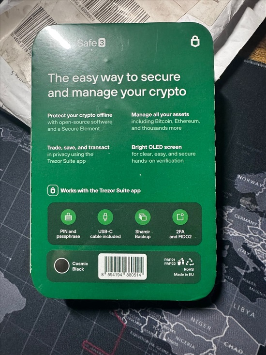 תמונה 4 ,Trezor Safe 3 למכירה בתל אביב מחשבים וציוד נלווה  אחר