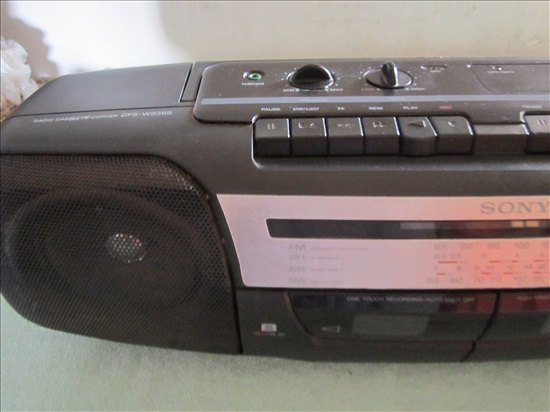 תמונה 2 ,רדיו קלטת SONY CFC W338S למכירה בקרית מוצקין סטריאו ונגנים  טייפ