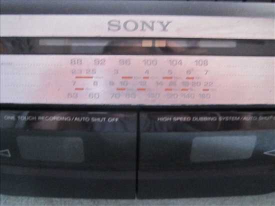 תמונה 4 ,רדיו קלטת SONY CFC W338S למכירה בקרית מוצקין סטריאו ונגנים  טייפ
