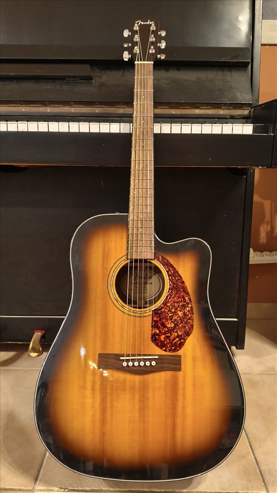 תמונה 1 ,גיטרה אקוסטית מוגברת Fender למכירה בירושלים כלי נגינה  גיטרה אקוסטית