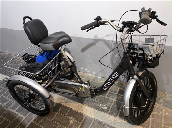 תמונה 1 ,תלת אופן חשמלי  למכירה במבשרת ציון אופניים  אופניים חשמליים