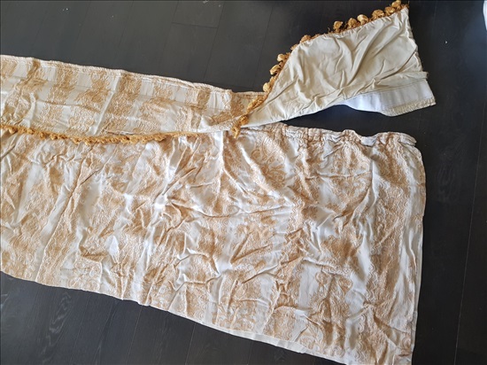 תמונה 3 ,וילונות אטומים רקומים בזהב למכירה בתל אביב לבית  וילונות