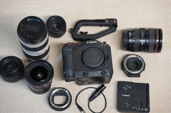 תמונה 1 , חבילת עדשות + canon c70 למכירה במודיעין עילית צילום  מצלמת וידאו