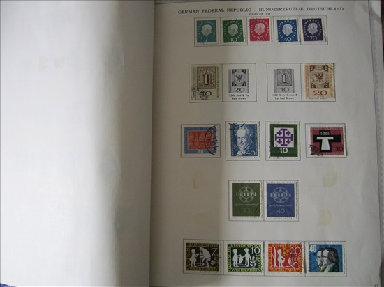 תמונה 6 ,בולים מערב גרמניה 1955-1977 למכירה בKiriyat-Motskin אספנות  בולים, מעטפות וגלויות