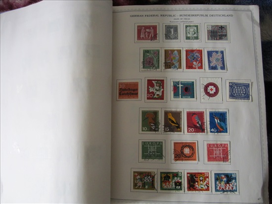 תמונה 9 ,בולים מערב גרמניה 1955-1977 למכירה בKiriyat-Motskin אספנות  בולים, מעטפות וגלויות