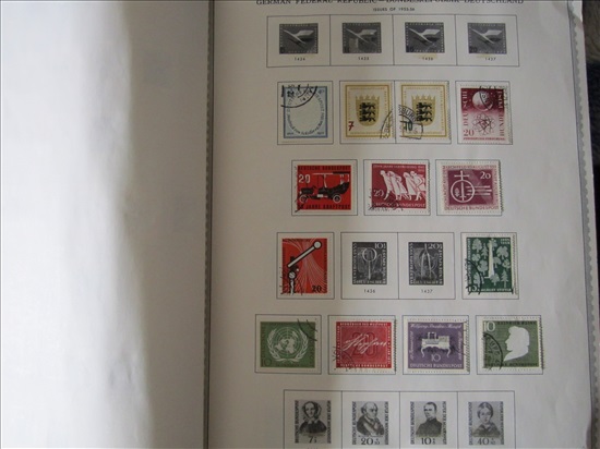 תמונה 2 ,בולים מערב גרמניה 1955-1977 למכירה בKiriyat-Motskin אספנות  בולים, מעטפות וגלויות