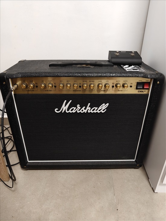 תמונה 1 ,Marshall DSL40C  למכירה בבית שאן כלי נגינה  מגבר