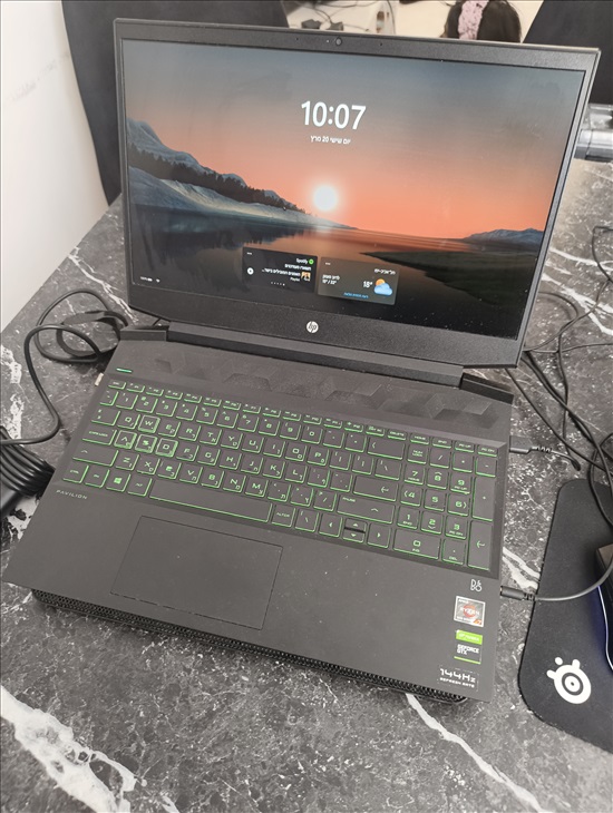 תמונה 1 ,מחשב גיימינג חזק Hp Pavilion למכירה בתל אביב מחשבים וציוד נלווה  מחשב נייד