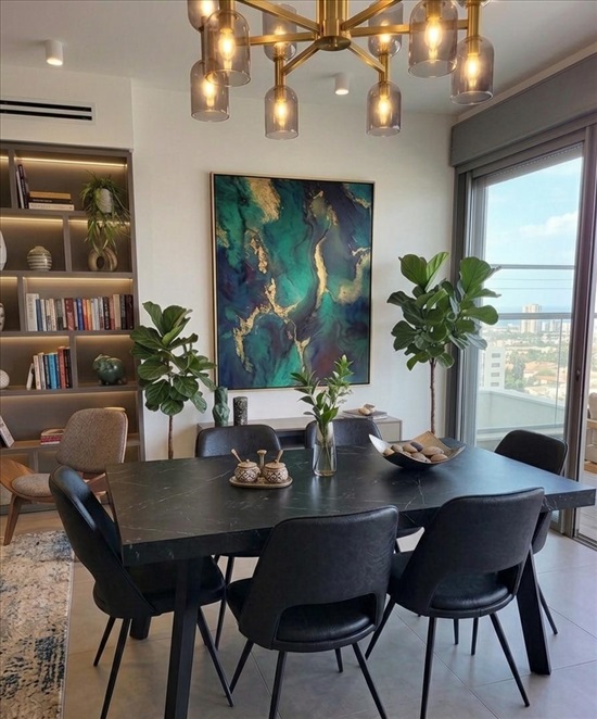 תמונה 1 ,פינת אוכל + 6 כסאות  למכירה בפרדס חנה-כרכור ריהוט  כורסאות