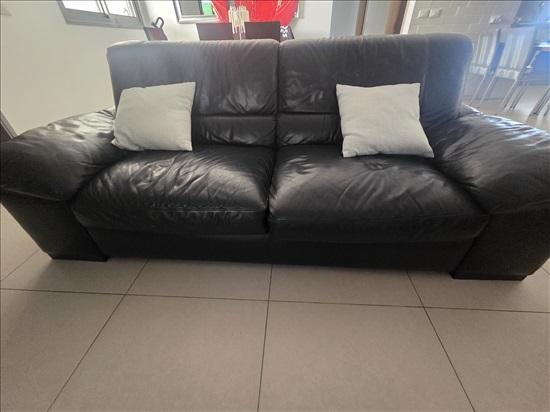 תמונה 1 ,ספה תלת מושבית מעור Ital Sofa למכירה בקרית אונו ריהוט  ספות