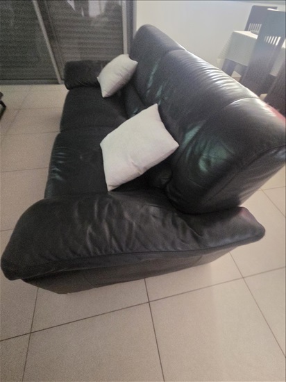 תמונה 2 ,ספה תלת מושבית מעור Ital Sofa למכירה בקרית אונו ריהוט  ספות
