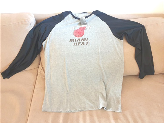 תמונה 1 ,חולצת NBA Miami Heat מידה XXL למכירה בהרצליה ביגוד ואביזרים  חולצות
