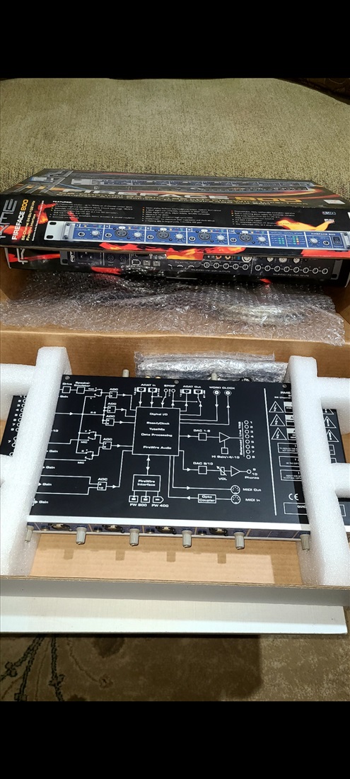 תמונה 1 ,Fireface 800 rme למכירה בשפרעם  ציוד לדיג'יי ואולפנים  כרטיס קול