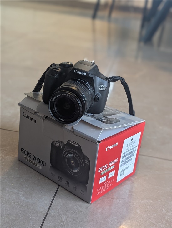 תמונה 2 ,Canon EOS 2000D למכירה בירושלים צילום  מצלמה רפלקס דיגיטלית