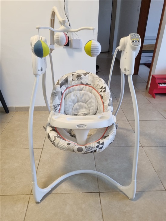 תמונה 1 ,נדנדה חשמלית גרקו למכירה בבת ים לתינוק ולילד  נדנדה