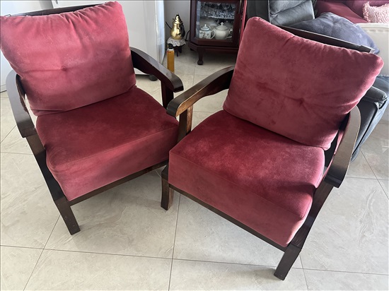 תמונה 1 ,כורסאות עץ מלא למכירה בחולון ריהוט  כורסאות