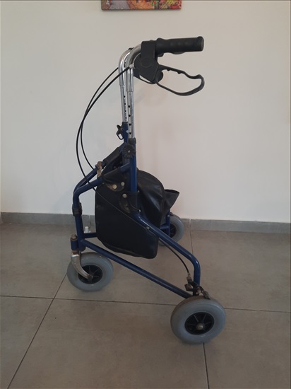 תמונה 3 ,הליכון שלוש גלגלים מיתקפל למכירה בבת ים ציוד סיעודי/רפואי  הליכון
