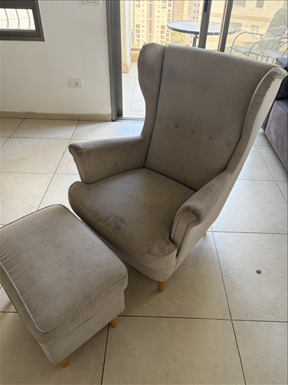 תמונה 1 ,כורסא והדום למכירה בפתח תקווה ריהוט  כורסאות