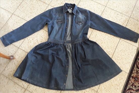 תמונה 3 ,שמלת ג'ינס של BLUE BIRD למכירה באילת ביגוד ואביזרים  שמלות וחליפות