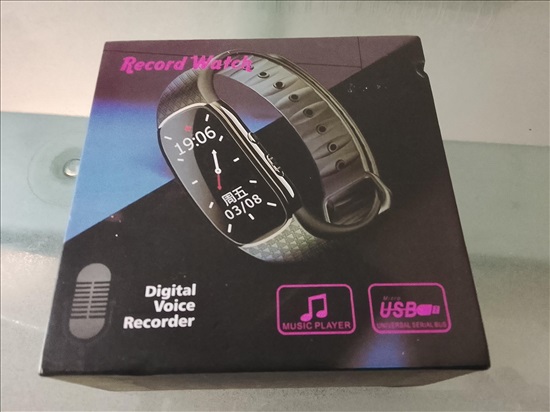 תמונה 1 ,שעון יד מכשיר הקלטה MP3 למכירה במודיעין מכבים רעות תכשיטים  שעונים