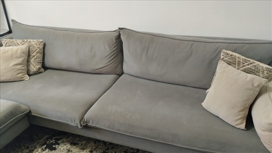 תמונה 1 ,ספה + הדום למכירה בחדרה ריהוט  ספות