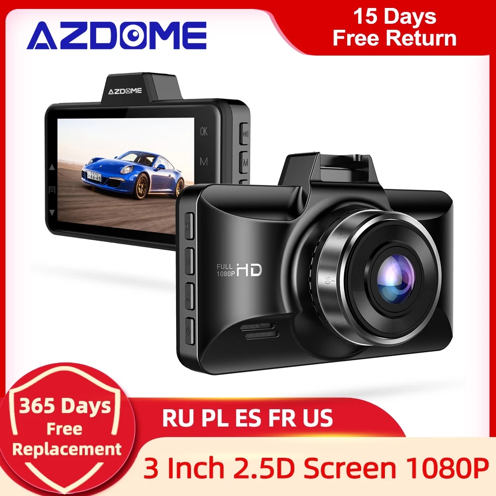 תמונה 1 ,מצלמה לרכב AZDOME M01 Pro FHD אביזרים פרטיות שונות
