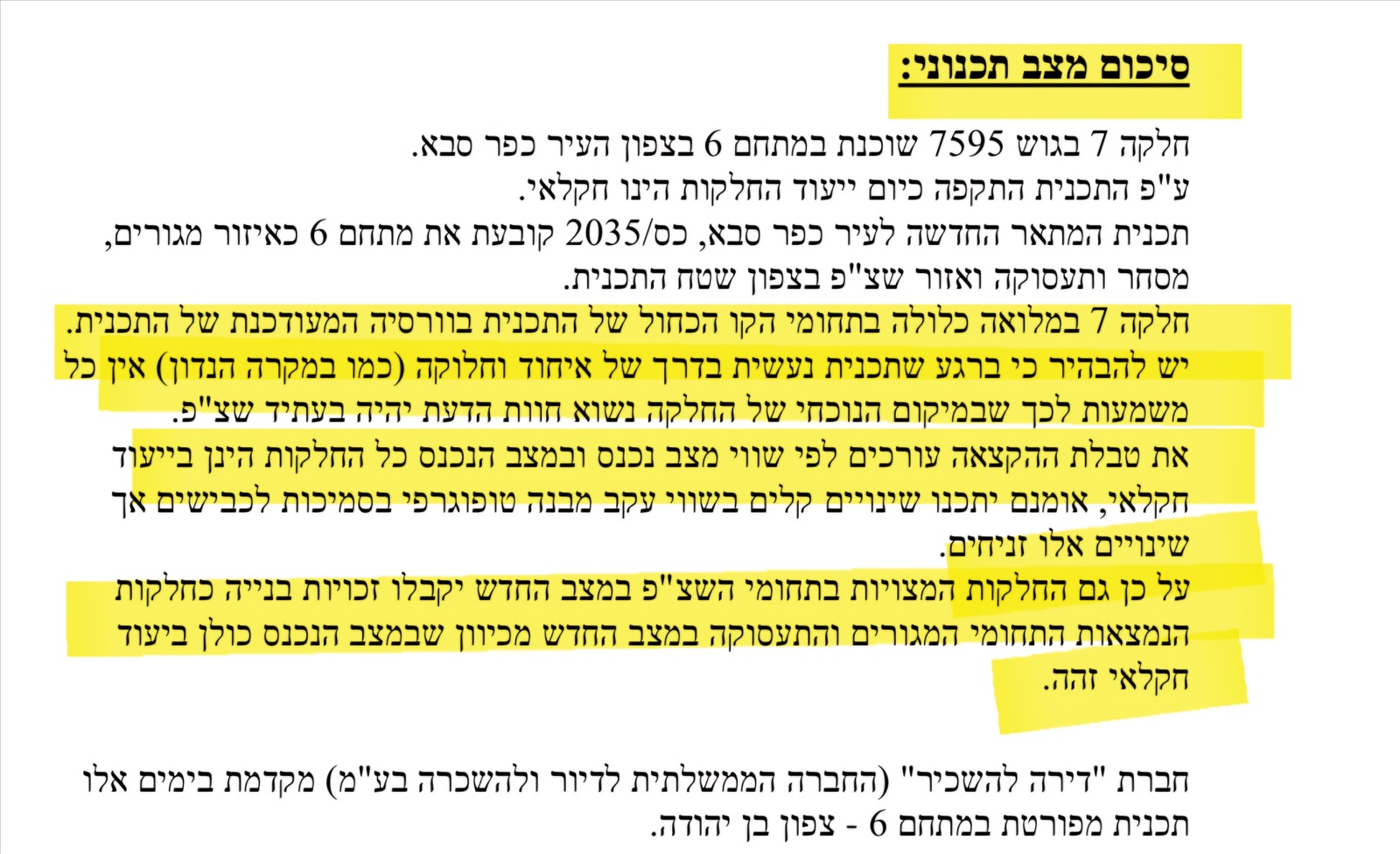 תמונה 2, מגרשים למכירה, בן יהודה, בן יהודה בכפר סבא